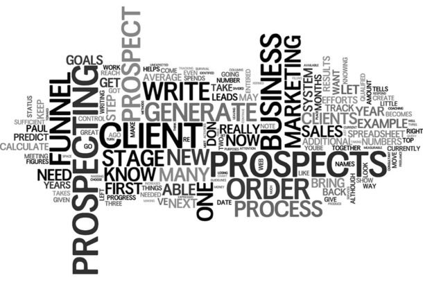 The language of prospecting